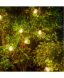 Solar Festoon Party Lights.  10 lights.  10 Metres Warm White #916