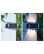 Up and Down multi-coloured solar wall light #973
