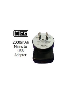 Mains to USB Adapter 2000mA (New Zealand) #386