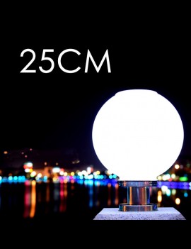 25cm Solar Ball Light with Post Mount #782