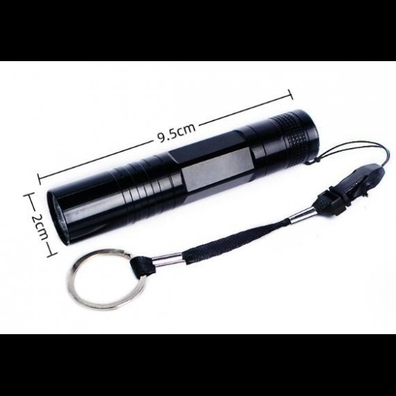 9.5mm LED alloy pocket torch #997