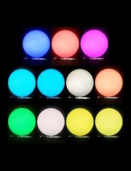 GLOW DOME Remote Controlled Multi-Coloured LED Light Ball 40cm #614