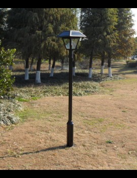 Big 600Lm Solar Pillar Light (Without Pole) Poles available. #484