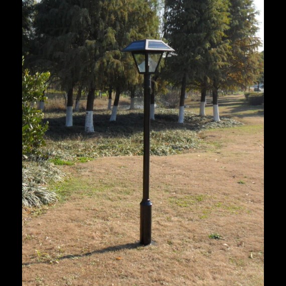 Big 600Lm Solar Pillar Light (Without Pole) Poles available. #484